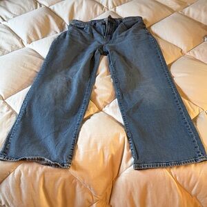 Madewell Perfect Vintage Blue Women's High Waisted Wide Leg Jeans